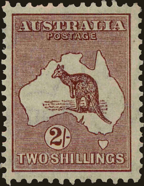 Front view of Australia 125 collectors stamp