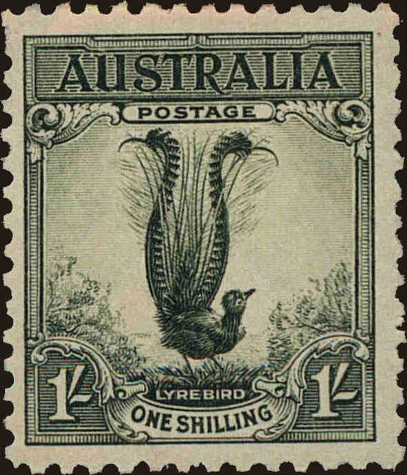 Front view of Australia 141 collectors stamp