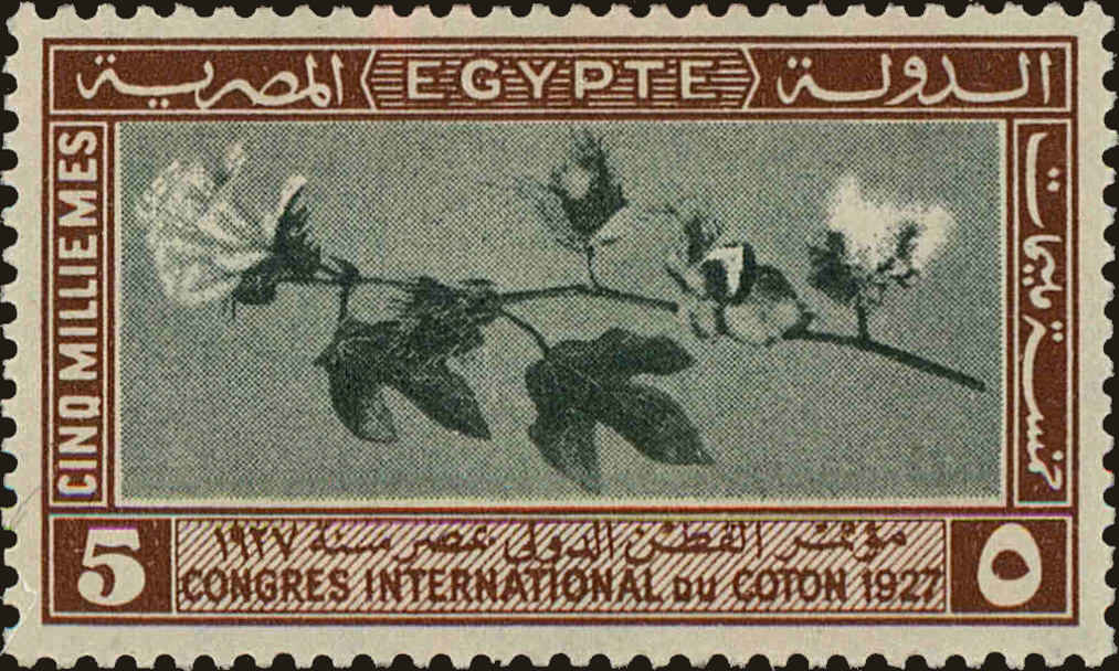 Front view of Egypt (Kingdom) 125 collectors stamp