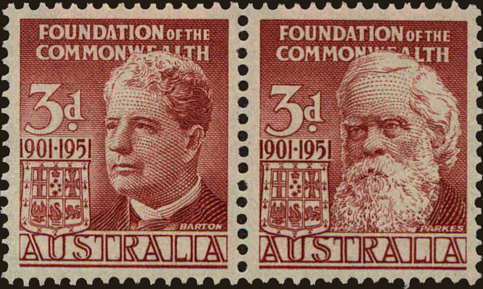 Front view of Australia 241a collectors stamp