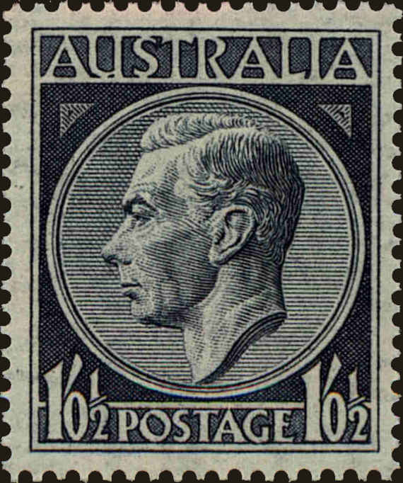 Front view of Australia 247 collectors stamp