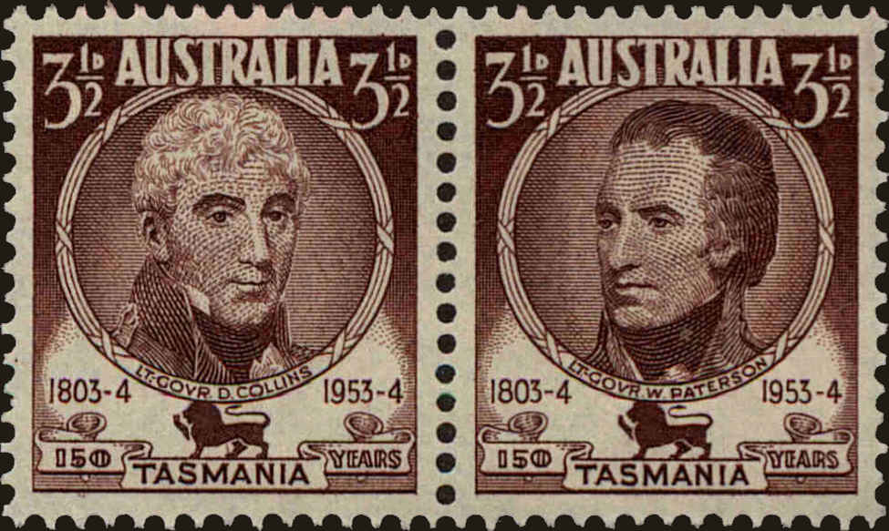 Front view of Australia 264a collectors stamp