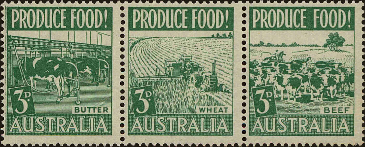 Front view of Australia 252a collectors stamp