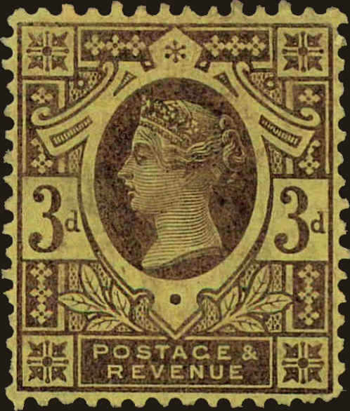 Front view of Great Britain 115 collectors stamp