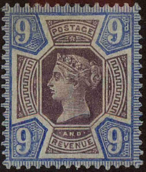 Front view of Great Britain 120 collectors stamp