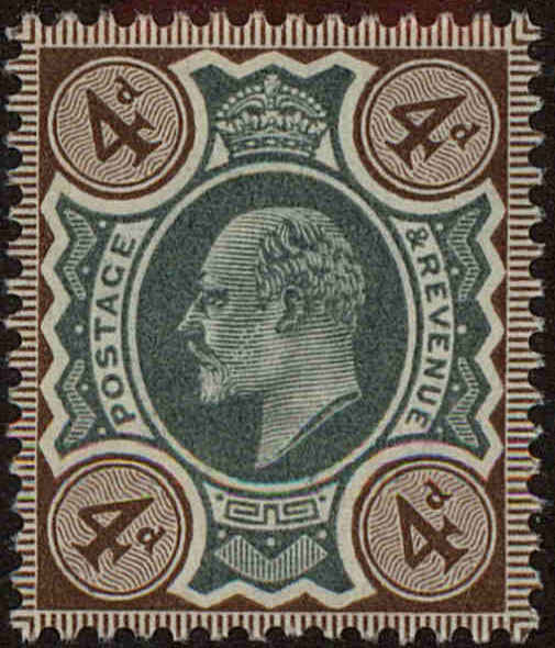Front view of Great Britain 133 collectors stamp