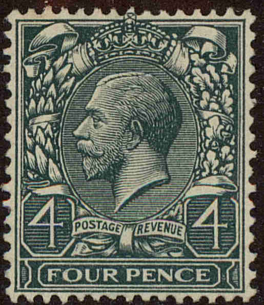 Front view of Great Britain 165 collectors stamp