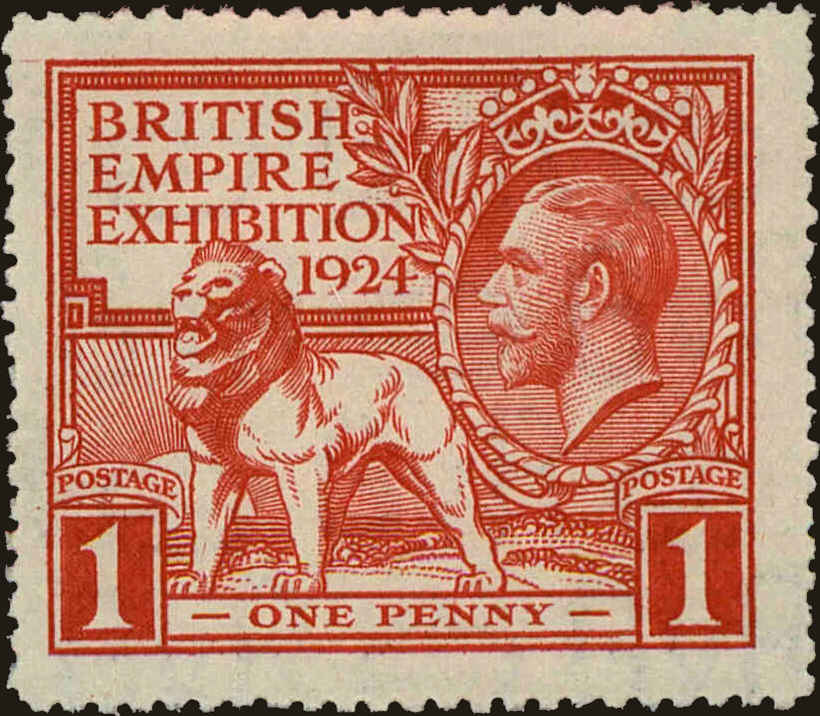 Front view of Great Britain 185 collectors stamp