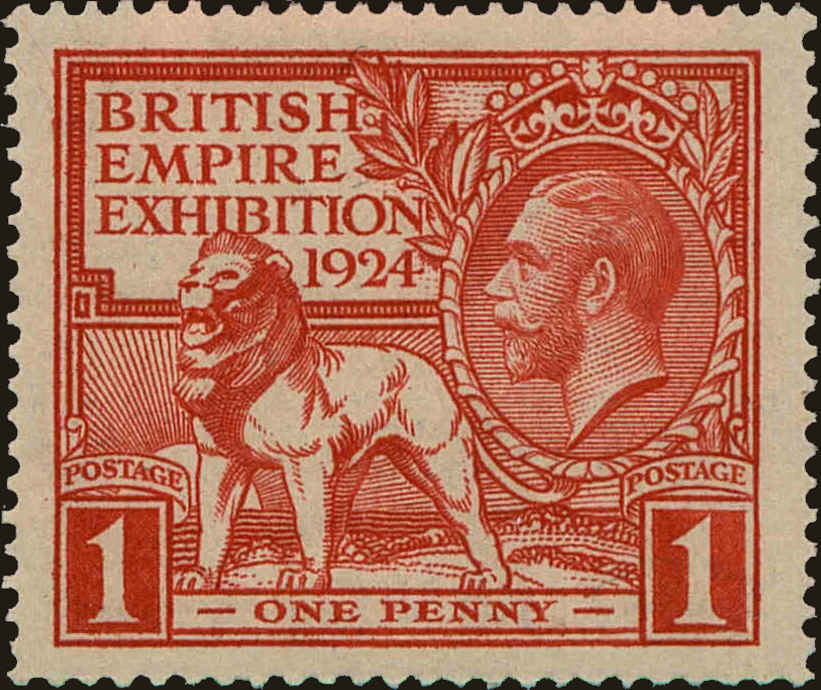 Front view of Great Britain 185 collectors stamp