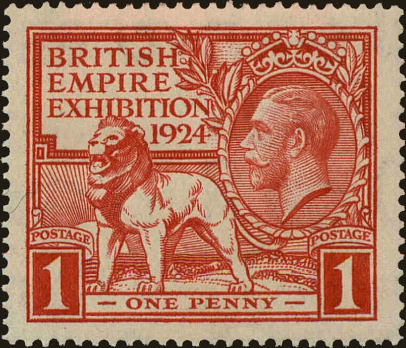 Front view of Great Britain 185 collectors stamp