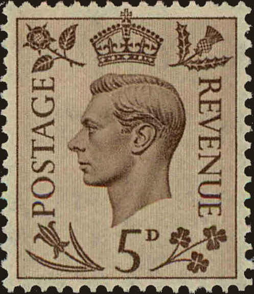 Front view of Great Britain 242 collectors stamp