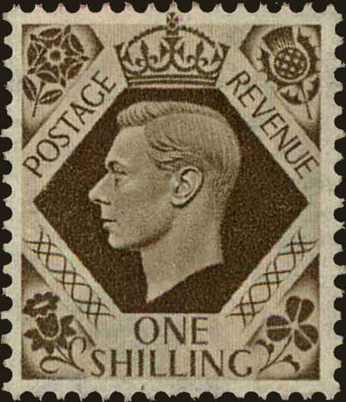 Front view of Great Britain 248 collectors stamp