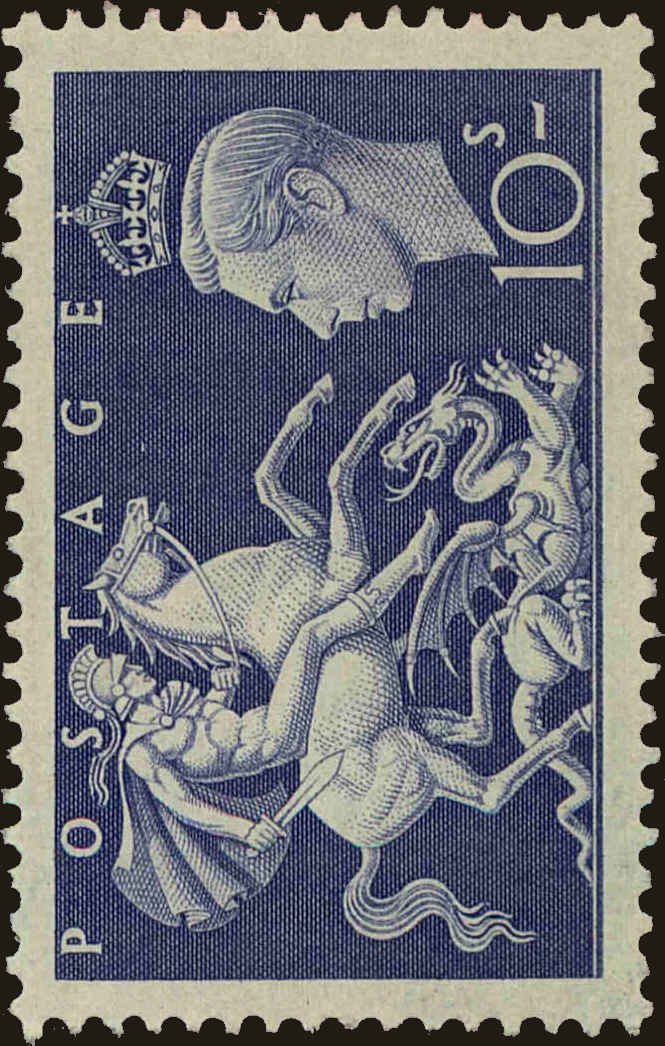 Front view of Great Britain 288 collectors stamp