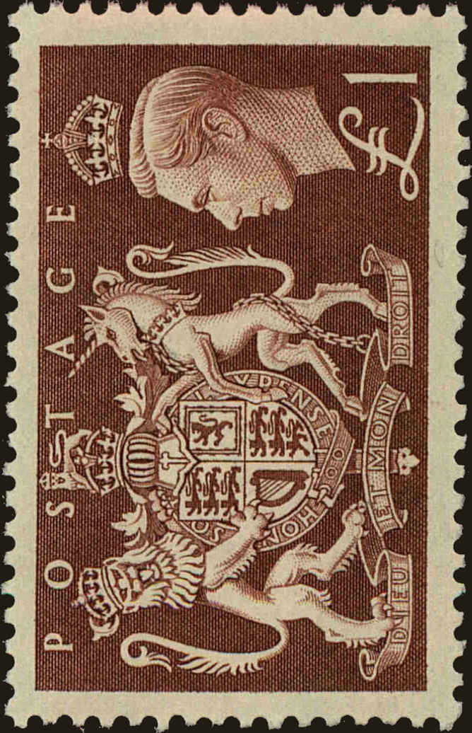 Front view of Great Britain 289 collectors stamp