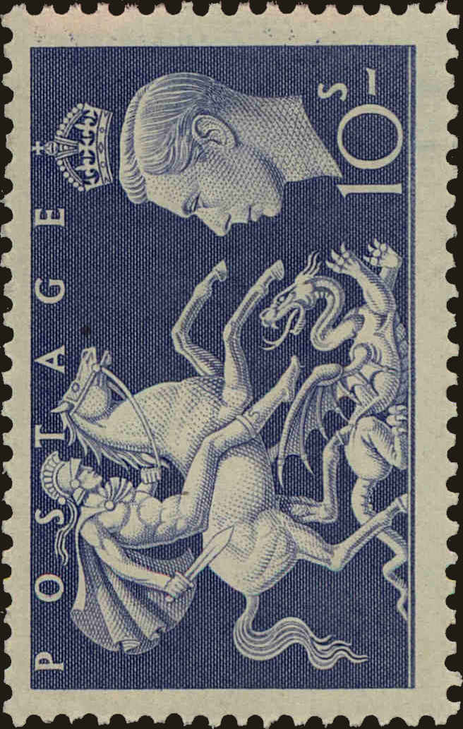 Front view of Great Britain 288 collectors stamp