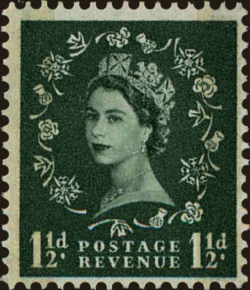 Front view of Great Britain 319dp collectors stamp