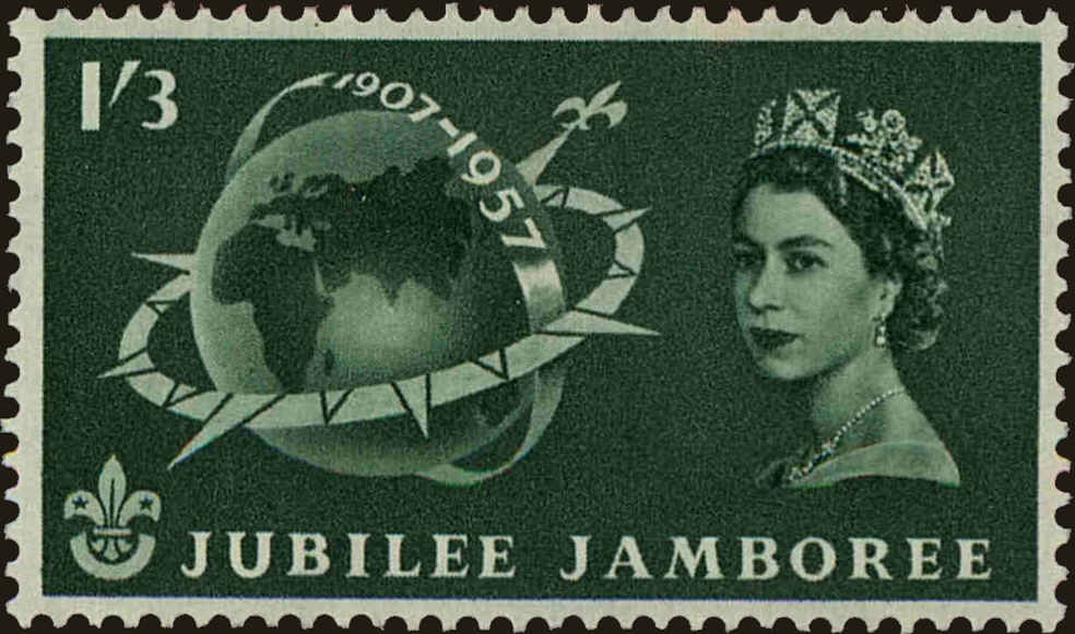 Front view of Great Britain 336 collectors stamp