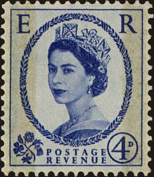 Front view of Great Britain 359ap collectors stamp