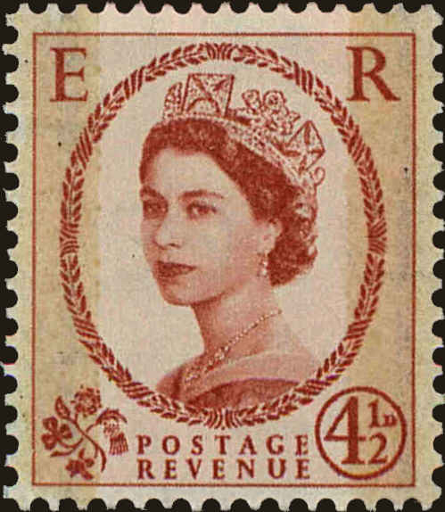 Front view of Great Britain 360ap collectors stamp