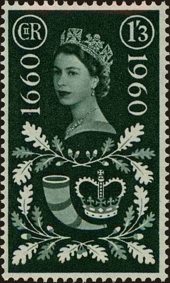 Front view of Great Britain 376 collectors stamp