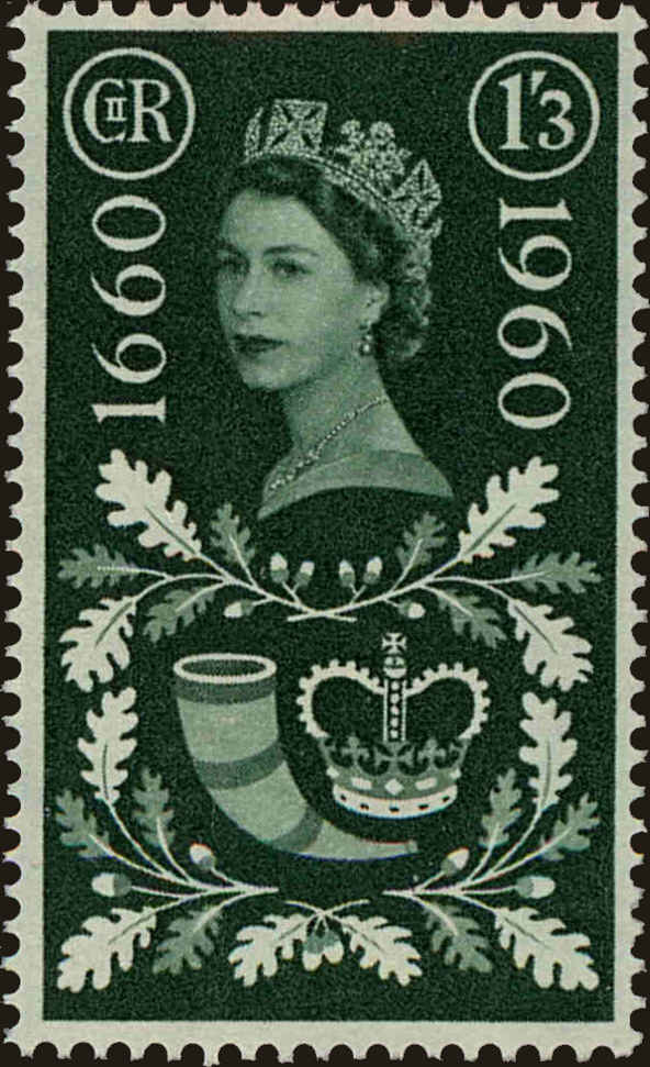 Front view of Great Britain 376 collectors stamp