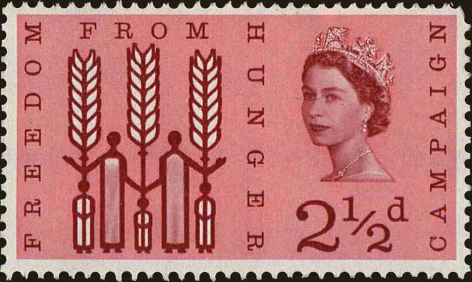 Front view of Great Britain 390p collectors stamp