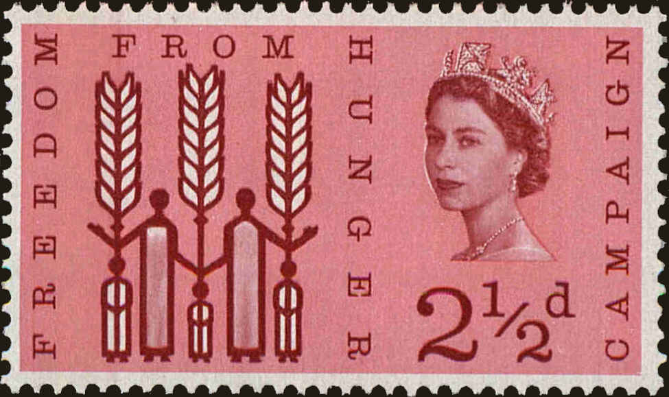 Front view of Great Britain 390p collectors stamp
