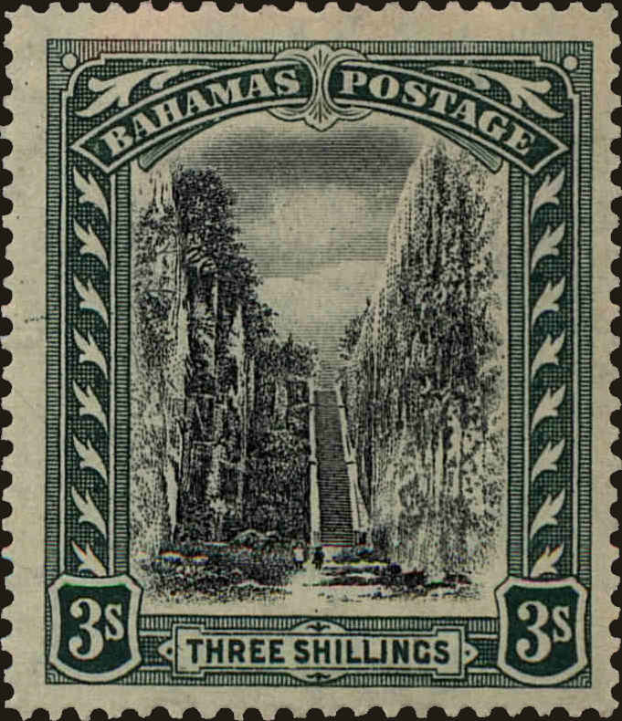 Front view of Bahamas 62 collectors stamp