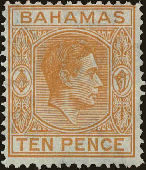 Front view of Bahamas 109 collectors stamp