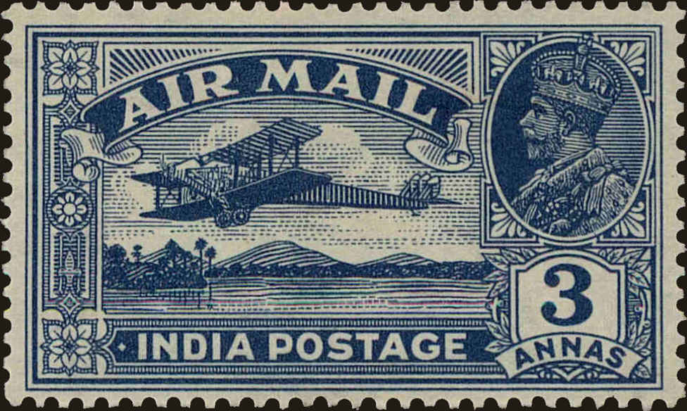 Front view of India C2 collectors stamp