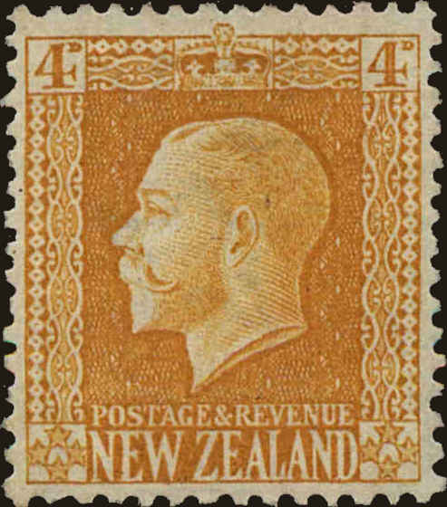 Front view of New Zealand 150 collectors stamp