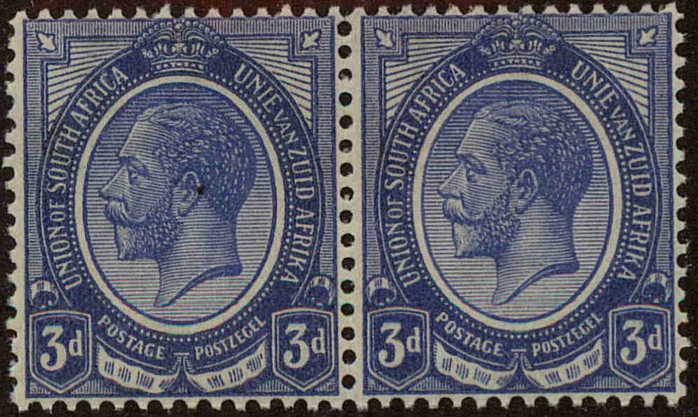 Front view of South Africa 8 collectors stamp