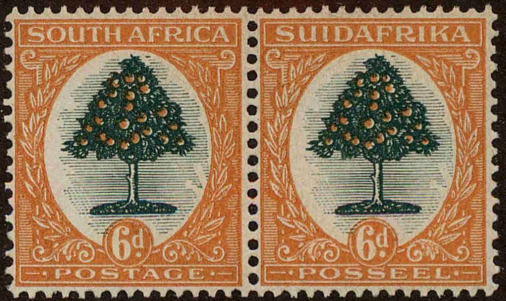 Front view of South Africa 25 collectors stamp