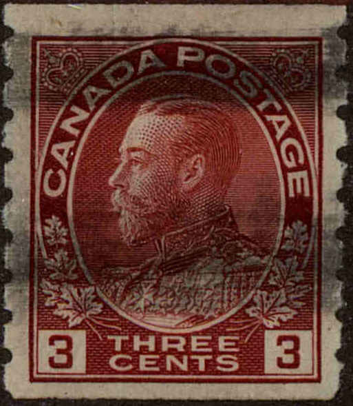 Front view of Canada 130 collectors stamp