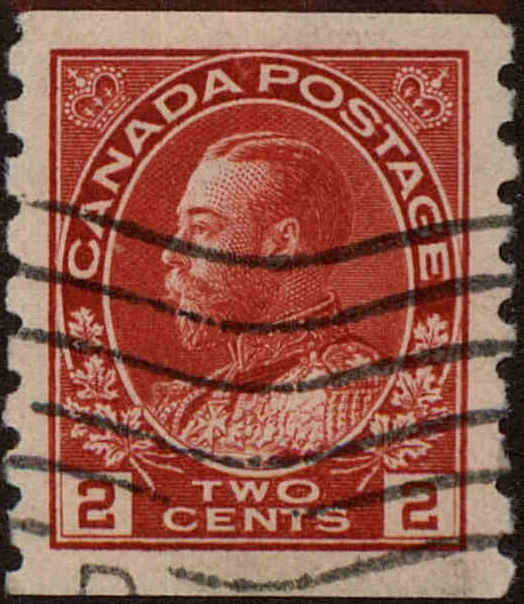 Front view of Canada 127 collectors stamp