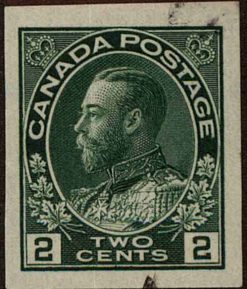 Front view of Canada 137 collectors stamp