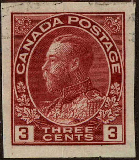 Front view of Canada 138 collectors stamp