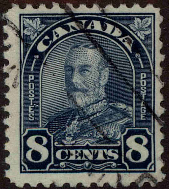 Front view of Canada 171 collectors stamp