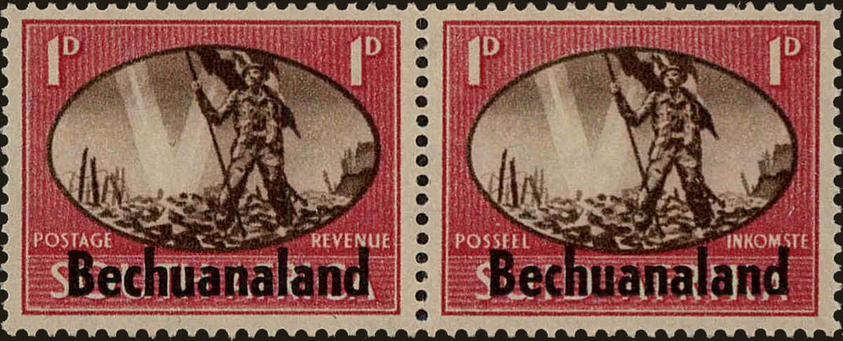 Front view of Bechuanaland Protectorate 137 collectors stamp