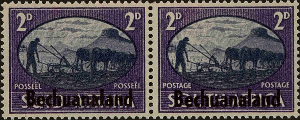Front view of Bechuanaland Protectorate 138 collectors stamp