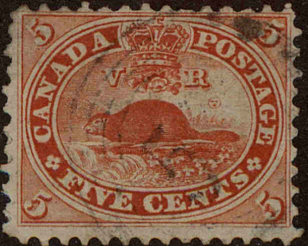 Front view of Canada 15 collectors stamp