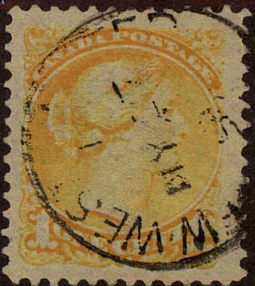Front view of Canada 35 collectors stamp