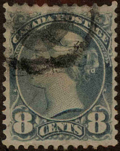 Front view of Canada 44a collectors stamp