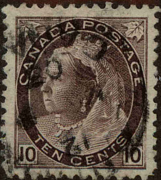 Front view of Canada 83 collectors stamp
