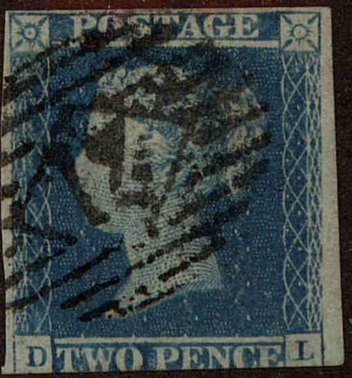 Front view of Great Britain 4 collectors stamp