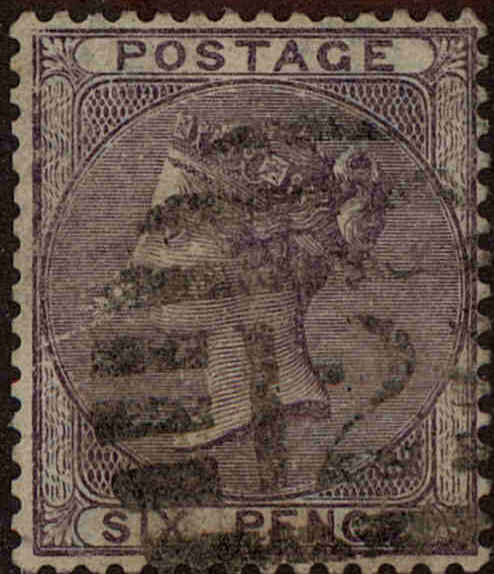 Front view of Great Britain 27 collectors stamp