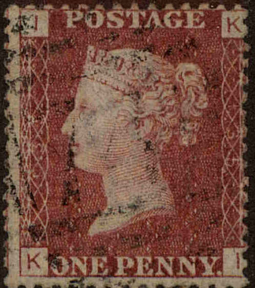 Front view of Great Britain 30 collectors stamp