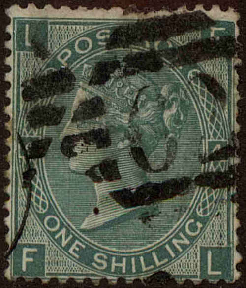 Front view of Great Britain 54 collectors stamp
