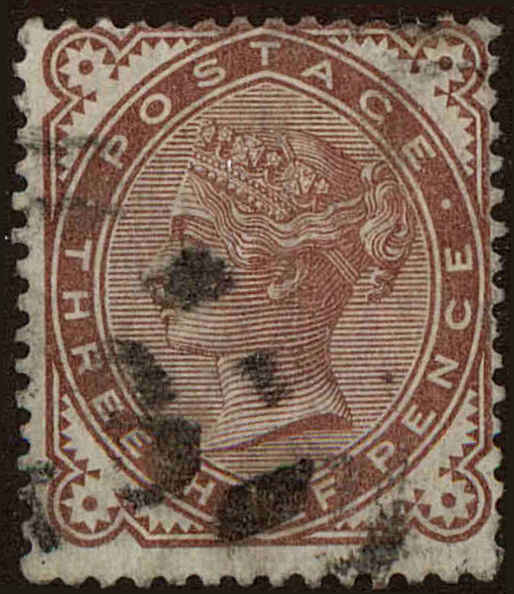 Front view of Great Britain 80 collectors stamp