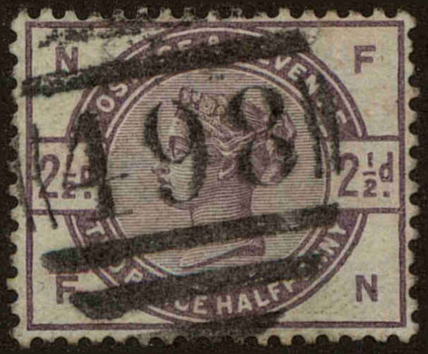 Front view of Great Britain 101 collectors stamp